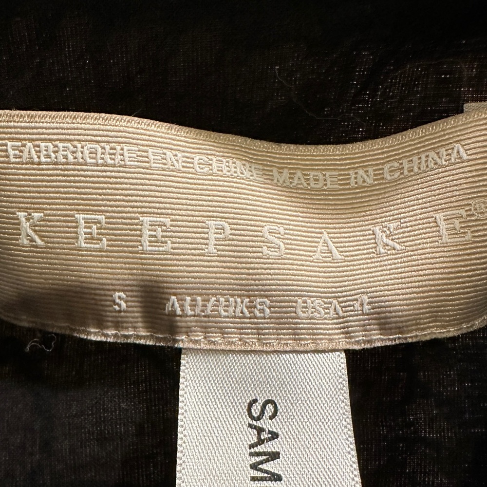 Keepsake The Label Vera Coffee Patchwork Dress - image 3